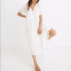 NWT Madewell Bubble Sleeve Dress